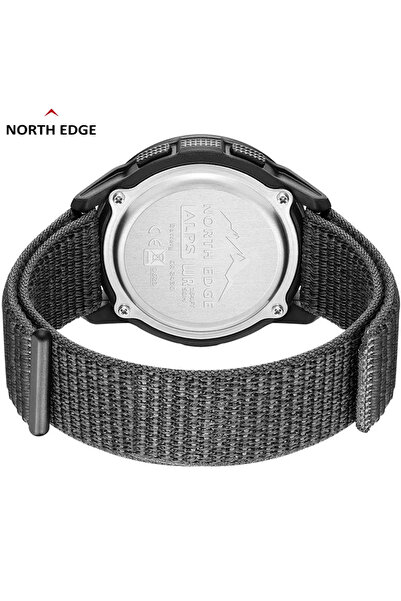 North Edge Men's Wristwatch Military Digital Carbon Army Sport Steps Compass Pacer Pedometer