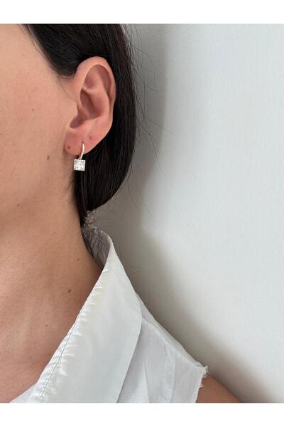 marsel aksesuar أقراط ذهبية متدلية من Xuping بتصميم مينيمال مرصعة بأحجار الزر...