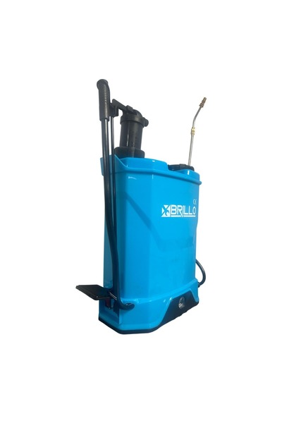 Brillo Pompa stropit 18L 2 in 1 manuala si electrica acumulator 12V lance inox 6 bari