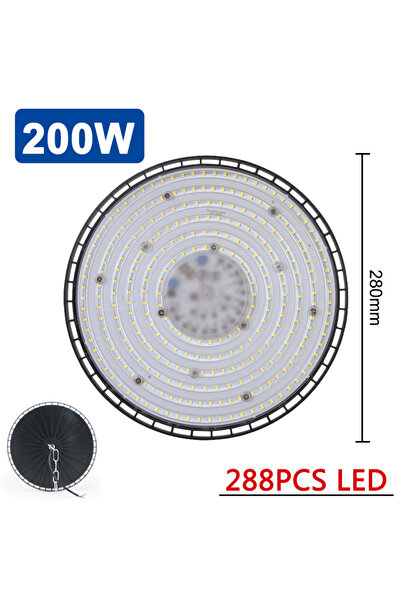 Choice cold light 200W Super Bright LED Industrial Lighting Garage lights 100W 150W 200W High Bay Light IP6