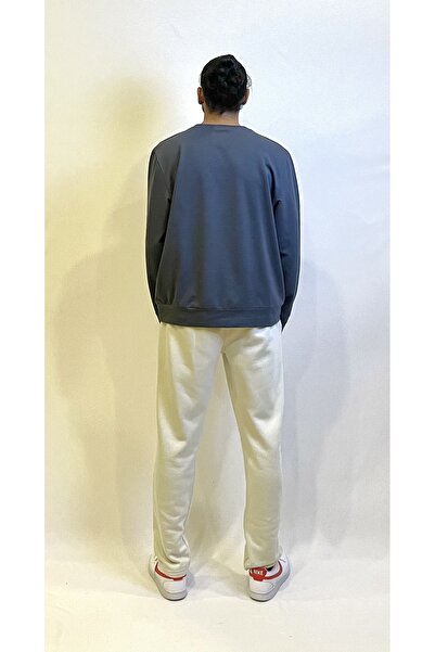 Superlife Superlife Men's Crew Neck Regular Fit Brooklyn Printed Thin Sweatshirt Spr23Sw330