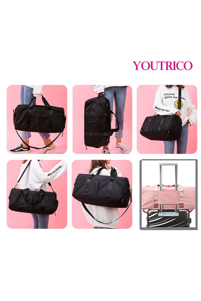 Youtrico Unisex sports bag,separates wet and dry items,hold shoes,yoga and fitness