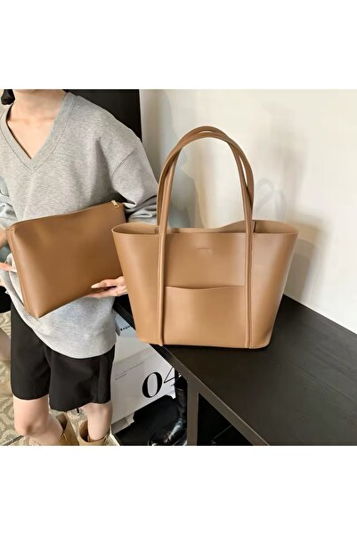 MYSTOBAG Geantă MİLA pentru femei, pentru mână, umăr și braț, cu buzunar fron...