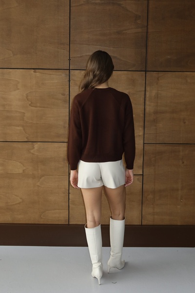 Noi Belis Pulover de tricotaj cu mâneci raglan de bază AW25KZ0057