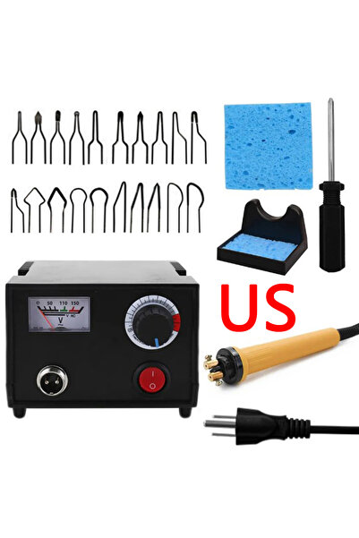 Choice آلة حرق الخشب الأمريكية، قلم حرق القرع، مجموعة أدوات حرفية مع سلك لحام قابل للتعديل