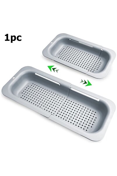 Choice مصفاة جراي هوم فوق الحوض، مصفاة لحوض المطبخ، سلة مصفاة فوق الحوض، خضراوات