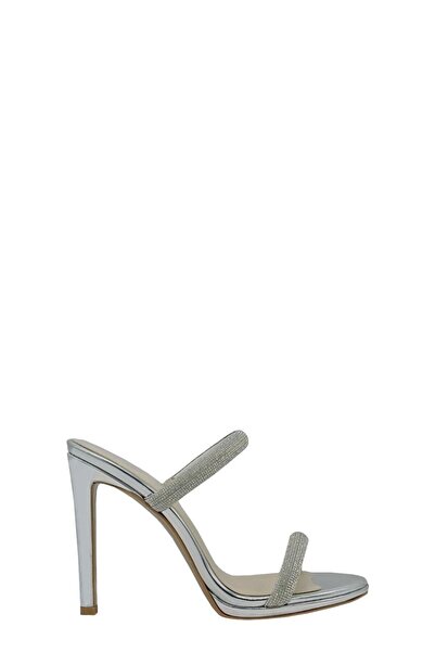 Moulin Shoes Lame Ayna Double Strap Evening Dress Heeled Women's Slippers