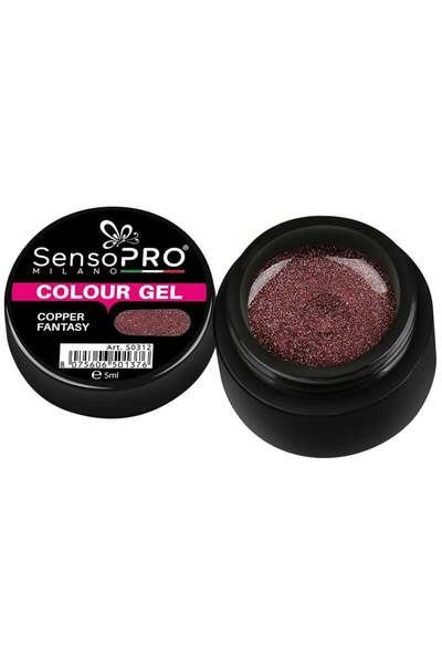 SensoPRO Milano Gel UV colorat Cupru Fantasy 5ml,