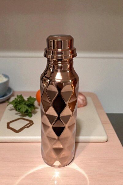 Yardımcı Bakır Since 1997 Modern Copper Flask Thermos - Water Bottle Copper Water Bottle 700 ml
