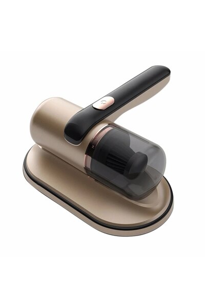 Choice جهاز تعقيم المراتب المنزلي الذهبي المزود بمنظف الأشعة فوق البنفسجية صغير محمول لاسلكيًا