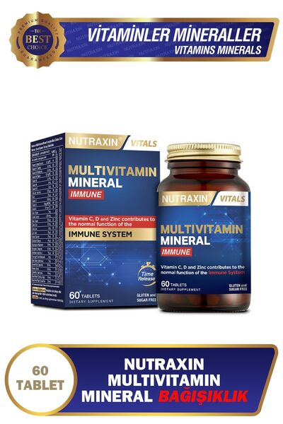 Nutraxin Multivitamin Mineral Immune 60 Tablet