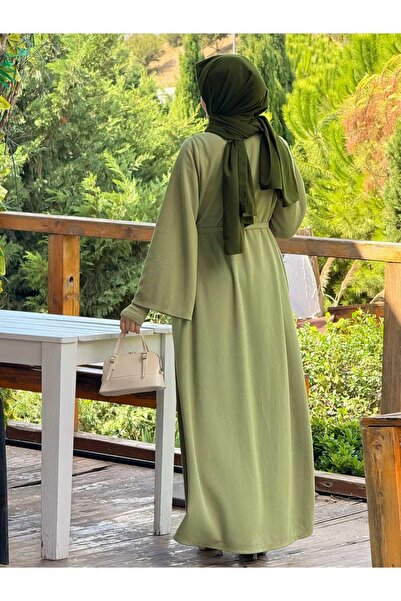 Nissra Ankanoor Anvelop Kolluklu Örme Ferace&Elbise Anka255103