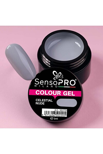 SensoPRO Milano Colored UV Gel Celestial Nude 5ml,