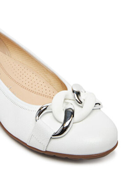 GABOR Γυναικείες Μπαλαρίνες λευκές GABOR-62.625.50 ΛΕΥΚΟ