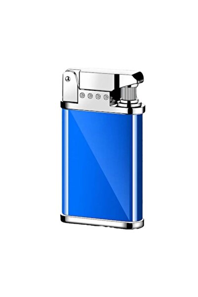 dalimag Brichetă metalică cu gaz, cu capac, rezistentă la vânt, reîncărcabilă...