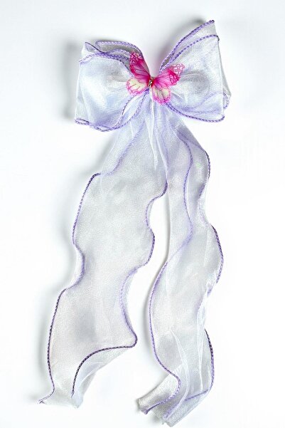 TAKIŞTIR Lilac Color Butterfly Figured Vending Machine Buckle