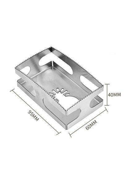Choice 95x60x40mm Oscillating Multitool Hole Saw Blade Square Rectangle Slot ...