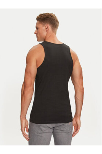 Guess Men's Set of 2 Tank Tops Black U97G15KCD31