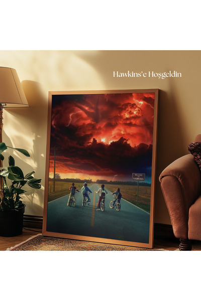 tuvart Sayılarla Boyama Seti Stranger Things 35x50cm, - Hawkings'e Hoşgeldin