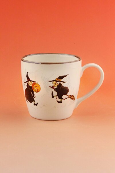 Bursa Porselen Dekor Retro halloween akıtma porselen kupa