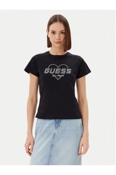 Guess Tricou damă negru V5GI10K9RM1
