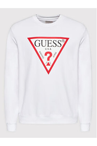 Guess Hanorac bărbătesc alb M2YQ37K6ZS1