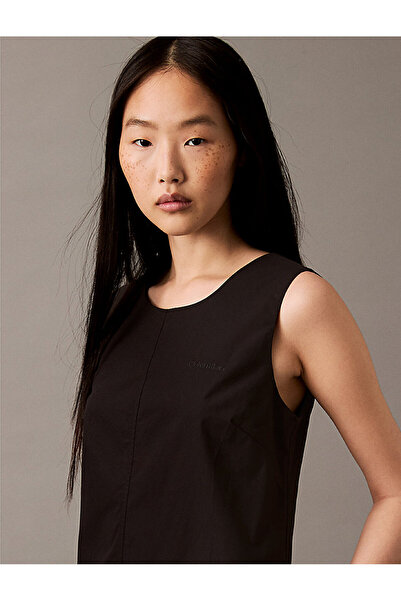 Calvin Klein Women's Poplin Sleeveless Dress