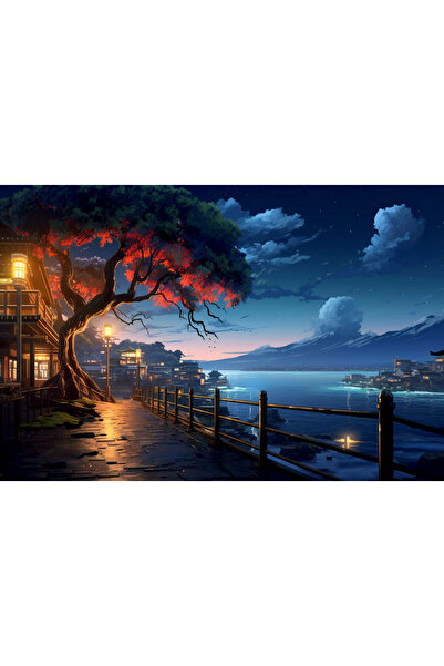 Aden DEKORATİF MANZARA KANVAS TABLO