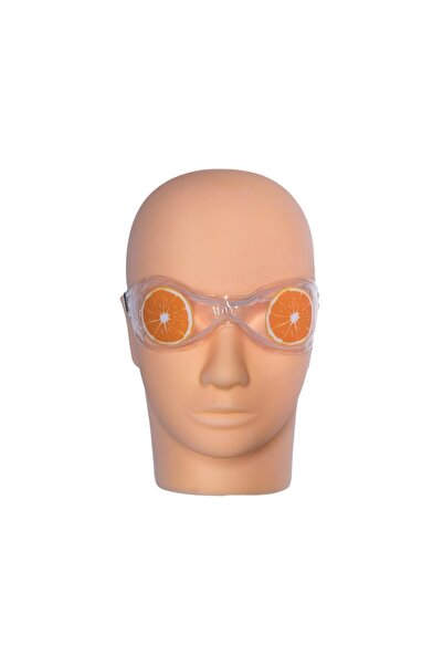 DROPY Reusable ThermoZen® Gel Mask for Eye Contour, Hot-Cold Therapy - Orange