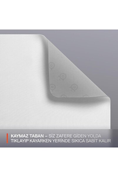 SteelSeries QcK Medium Gaming Oyun Mousepad - Beyaz