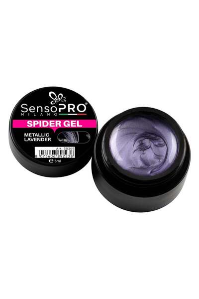 SensoPRO Milano Gel de curățare cu păianjen SensoPRO Lavandă metalică, 5 ml