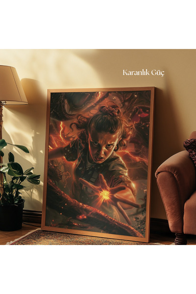 tuvart Sayılarla Boyama Seti Stranger Things 35x50cm, Eleven - Karanlık Güç