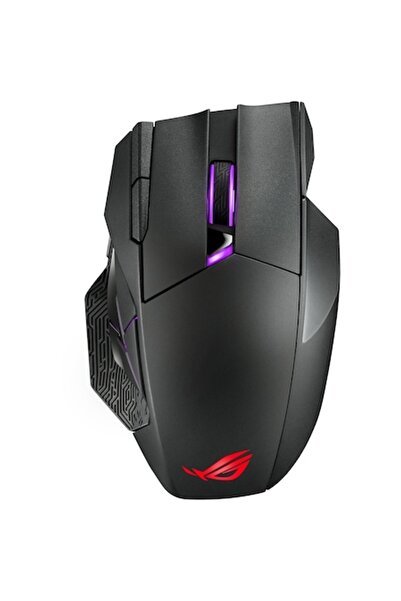 ASUS Mouse gaming wireless/cu fir ROG Spatha X, iluminare Aura Sync, senzor R...