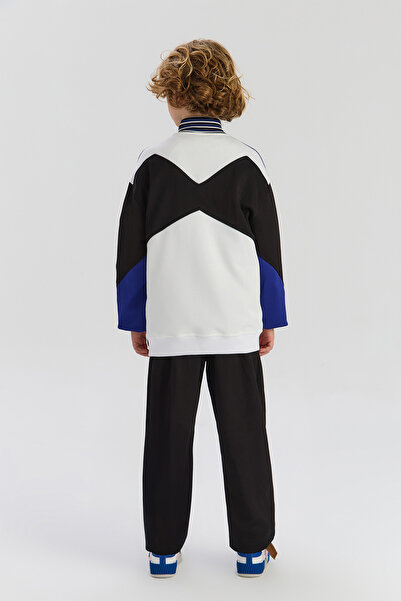 Nebbati Boy White Tracksuit Top