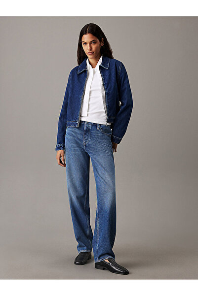 Calvin Klein Women's Zip Denim Jacket