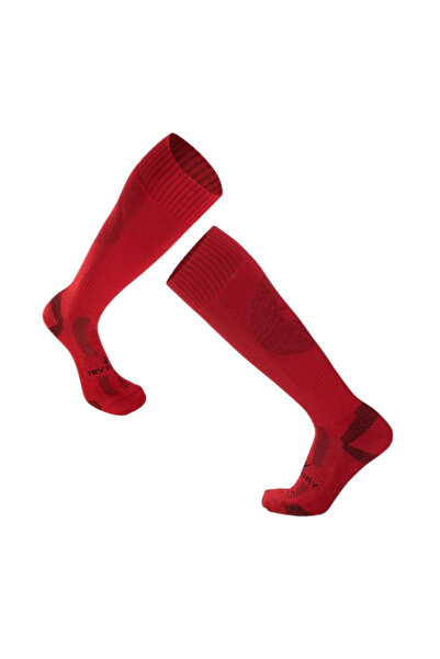 Try to Fly 3/4 Long Football Socks - Red