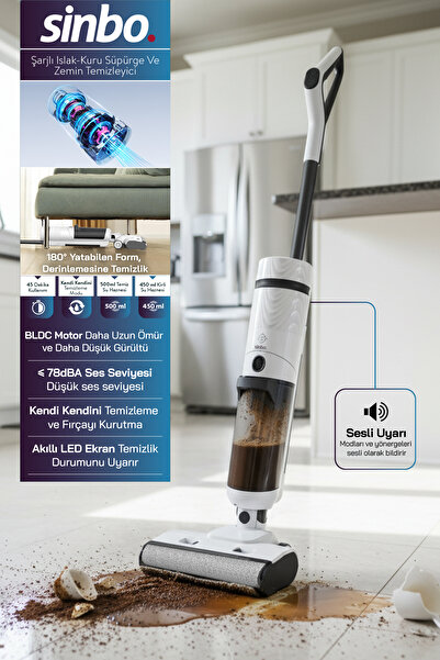 teknotrust Yüzey Temizleyici, Islak ve Kuru Kullanım, Güçlü ve Etkili Temizli...