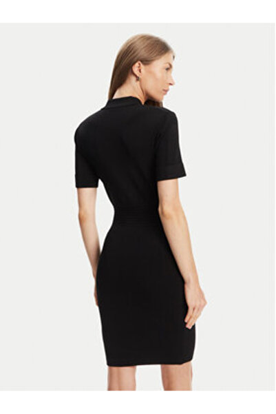 Guess Rochie tricotată pentru femei, neagră, W5YK29Z0130