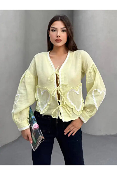 cemo Muslin Kimono with Heart Pocket