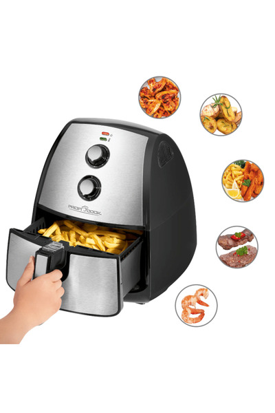 ProfiCook Friteuză cu aer, ProfiCook, PC-FR1115, 1500 W, 3,5 litri, oțel inox...