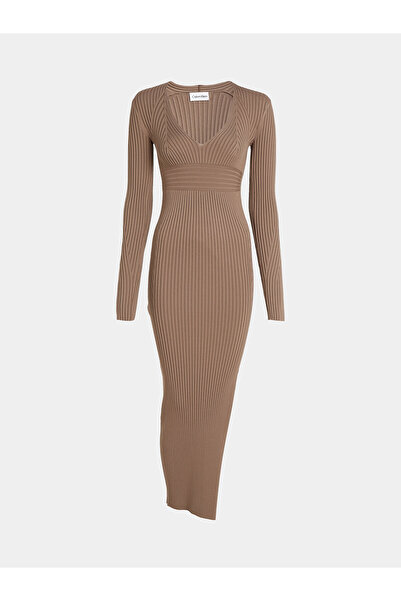 Calvin Klein Rochie tricotată pentru femei K20K205997 bej