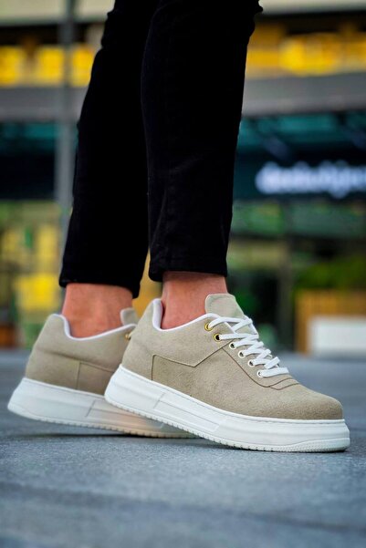 aradimtaradim KB-X20 Kuback Beige Suede Casual Ανδρικά Παπούτσια