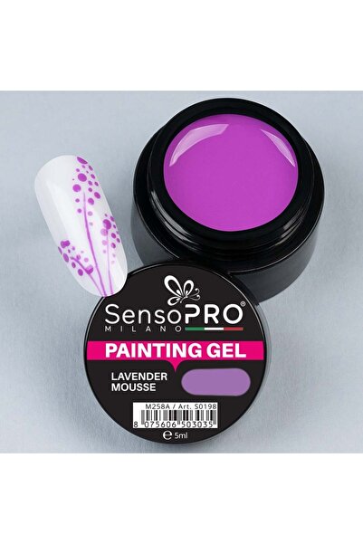 SensoPRO Milano Gel UV pentru unghii cu spumă de lavandă 5ml,