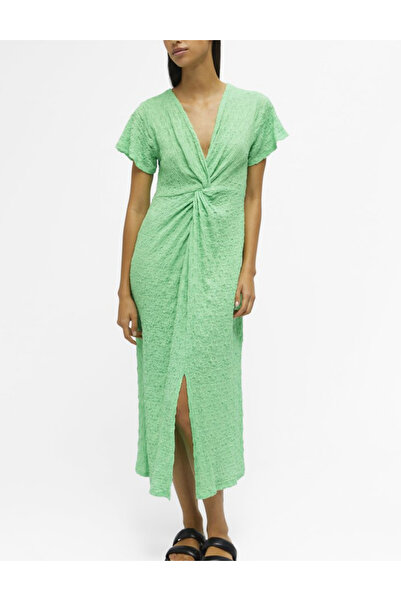 Object midi dress, green