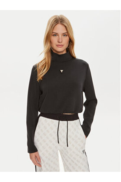 Guess Hanorac pentru femei negru V4YQ05KCAY2