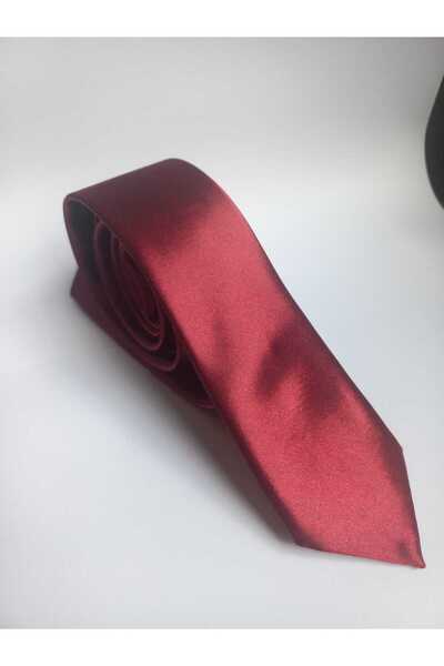 Kravatistan Burgundy Satin Tie