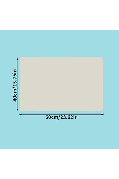 Choice3 مفرش طاولة فردي طاولة من السيليكون، رمادي فاتح، مقاس 60×40 سم، مناسب ...