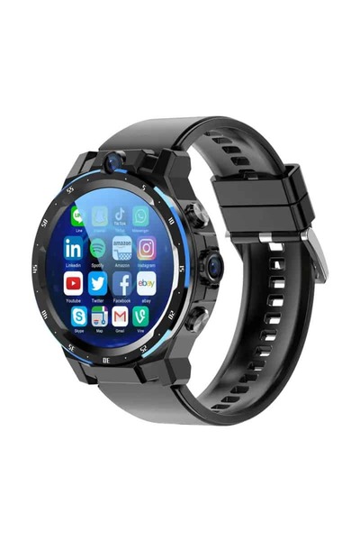 DacEnergy Ceas inteligent , Android 9.1, 1,43 inchi, bateria 900 mAh, Bluetooth, 6G RAM +128GB RO...