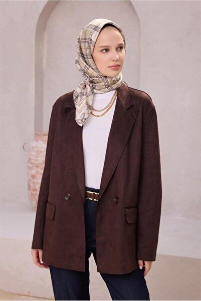 Belli Tivil Pure Silk Scarf 4218 - 37 Κρεμ καρό σχέδιο