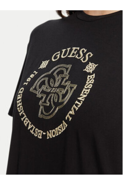 Guess Tricou damă negru V5YI05KCOA2